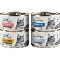 American Journey Landmark Seafood & Chicken In Broth Variety Pack Grain-Free Canned Cat Food, 3-oz, Case Of 12
