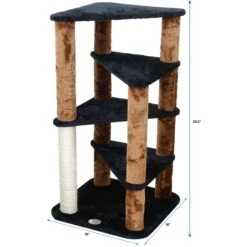 Go Pet Club 33-in Faux Fur Cat Tree -Almo nature Sales 197640 PT3. AC SS1800 V1671226227