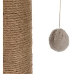 TRIXIE Valencia 28-in Plush Cat Tree & Scratching Post With Condo & Cat Toy -Almo nature Sales 204179 PT2. AC SS1800 V1570558936