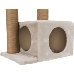 TRIXIE Valencia 28-in Plush Cat Tree & Scratching Post With Condo & Cat Toy -Almo nature Sales 204179 PT6. AC SS1800 V1570558939