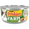 Friskies Farm Favorites Chicken & Carrots Pate Wet Cat Food, 5.5-oz Can, Case Of 24 -Almo nature Sales 214331 MAIN. AC SS1800 V1700157026