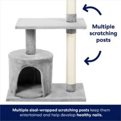 Frisco 38-in Cat Tree With Condo, Top Perch & Toy 10 Frisco 38-in Cat Tree With Condo, Top Perch & Toy -Almo nature Sales 214377 PT3. AC SS1800 V1667227088