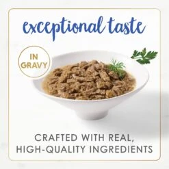 Fancy Feast Gourmet Naturals Natural Rainbow Trout Recipe In Gravy Canned Cat Food, 3-oz Can, Case Of 12 -Almo nature Sales 214801 PT2. AC SS1800 V1677103481