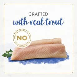 Fancy Feast Gourmet Naturals Natural Rainbow Trout Recipe In Gravy Canned Cat Food, 3-oz Can, Case Of 12 -Almo nature Sales 214801 PT4. AC SS1800 V1677103508