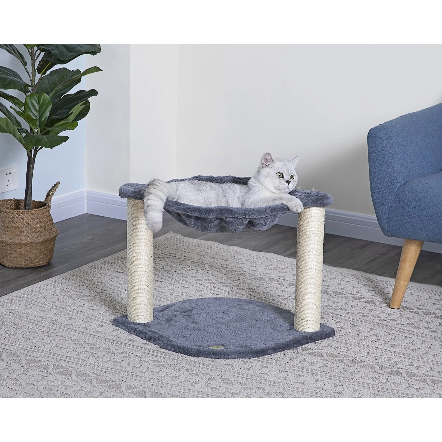 Go Pet Club 18-in Faux Fur Cat Tree 3 Go Pet Club 18-in Faux Fur Cat Tree