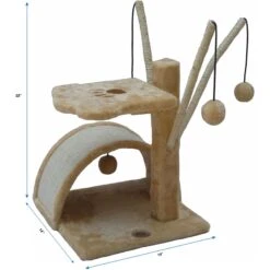 Go Pet Club 22-in Cat Tree Condo & Scratching Pad 9 Go Pet Club 22-in Cat Tree Condo & Scratching Pad -Almo nature Sales 216912 PT3. AC SS1800 V1671226283