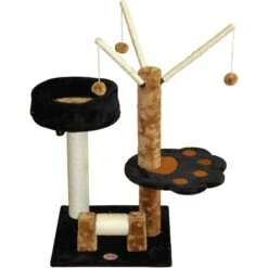 Go Pet Club 32-in Perch Cat Tree, Brown/Black -Almo nature Sales 216952 pt2. AC SS1800 V1579195094