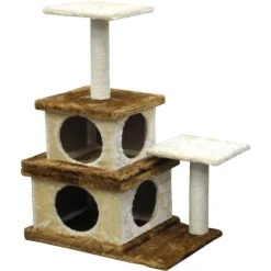 Go Pet Club 32-in Economical Cat Tree House, Beige/Brown 8 Go Pet Club 32-in Economical Cat Tree House, Beige/Brown -Almo nature Sales 216954 pt2. AC SS1800 V1579195136