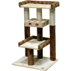 Go Pet Club 34-in IQ Busy Box Cat Tree, Beige -Almo nature Sales 216972 pt2. AC SS1800 V1579195382