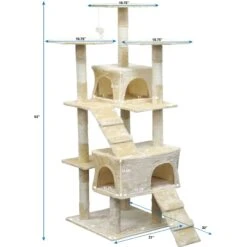 Go Pet Club 63-in Economical Sisal Cat Tree -Almo nature Sales 217107 PT3. AC SS1800 V1671226224