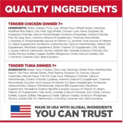 Hill's Science Diet Adult 7+ Tender Dinner Variety Pack Cat Food, 2.8-oz Pouch, Case Of 12 -Almo nature Sales 218077 PT5. AC SS1800 V1598151696