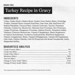 American Journey Minced Turkey Recipe In Gravy Grain-Free Canned Cat Food 19 American Journey Minced Turkey Recipe In Gravy Grain-Free Canned Cat Food -Almo nature Sales 218187 PT8. AC SS1800 V1689972509