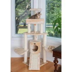 Armarkat 58-in Cat Tower & Ramp Cat Tree, Beige -Almo nature Sales 218997 PT3. AC SS1800 V1603339910