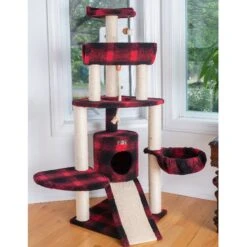 Armarkat 58-in Classic Cat Tree, Tartain Plaid 14 Armarkat 58-in Classic Cat Tree, Tartain Plaid -Almo nature Sales 219004 PT3. AC SS1800 V1603323692