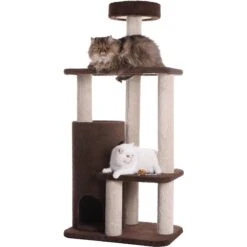 Armarkat 56-in Carpeted Condo Cat Tree, Brown 16 Armarkat 56-in Carpeted Condo Cat Tree, Brown -Almo nature Sales 219018 PT5. AC SS1800 V1603326095
