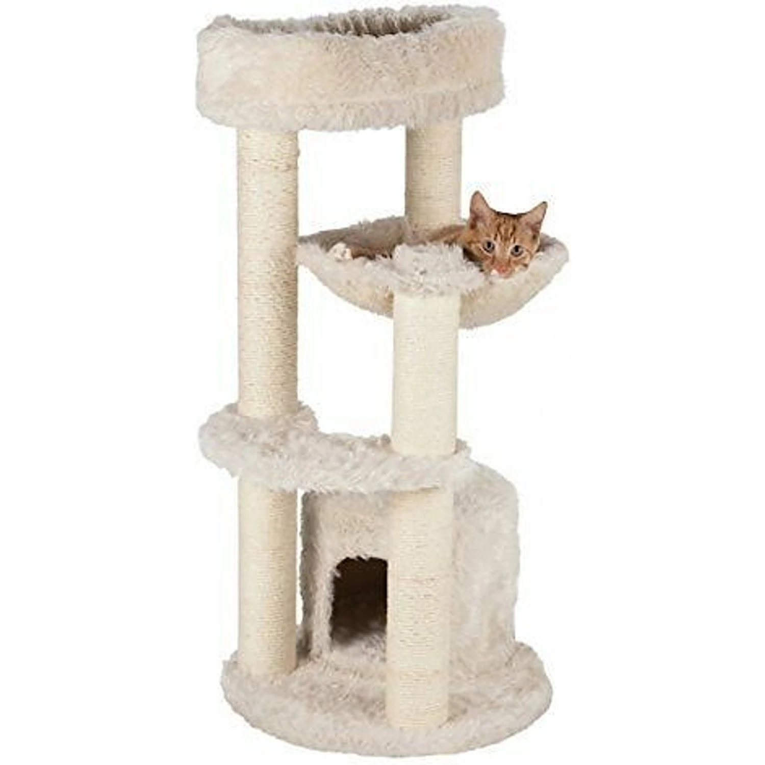 TRIXIE Baza Junior 38.6-in Plush Cat Scratching Post 3 TRIXIE Baza Junior 38.6-in Plush Cat Scratching Post