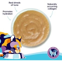 Solid Gold Bone Broth Tuna Shreds Grain-Free Wet Cat Food Topper, 3-oz Pouch, Case Of 12 -Almo nature Sales 222457 PT2. AC SS1800 V1594243575