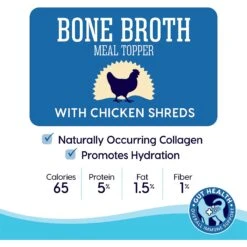 Solid Gold Bone Broth Chicken Shreds Grain-Free Wet Cat Food Topper -Almo nature Sales 222461 PT3. AC SS1800 V1594329357
