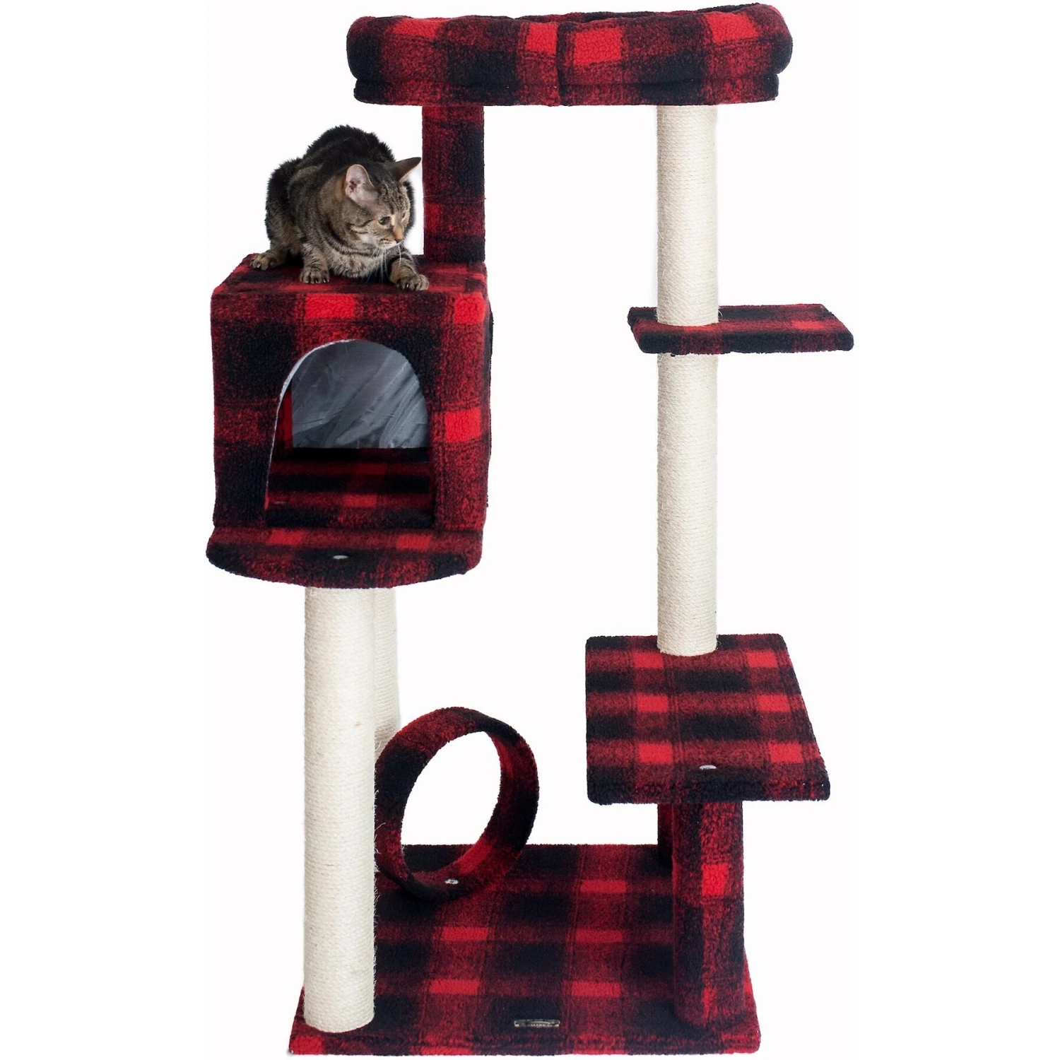 Armarkat 50-in Classic Cat Tree With Bench & Perch 4 Armarkat 50-in Classic Cat Tree With Bench & Perch - Image 2