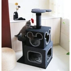 Penn-Plax Disney Cubical 39.4-in Felt Cat Tree & Condo -Almo nature Sales 251925 PT2. AC SS1800 V1603945909