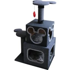 Penn-Plax Disney Cubical 39.4-in Felt Cat Tree & Condo -Almo nature Sales 251925 PT3. AC SS1800 V1644276741