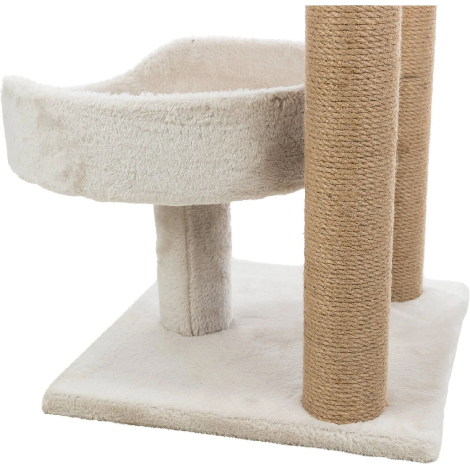 TRIXIE Isaba 24.5-in Plush Carpet Cat Scratching Post, Light Gray 5 TRIXIE Isaba 24.5-in Plush Carpet Cat Scratching Post, Light Gray - Image 3