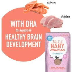 Tiki Cat Luau Velvet Mousse Salmon & Chicken In Broth Wet Kitten Food, 2.4-oz, Case Of 12 -Almo nature Sales 259096 PT3. AC SS1800 V1700001397