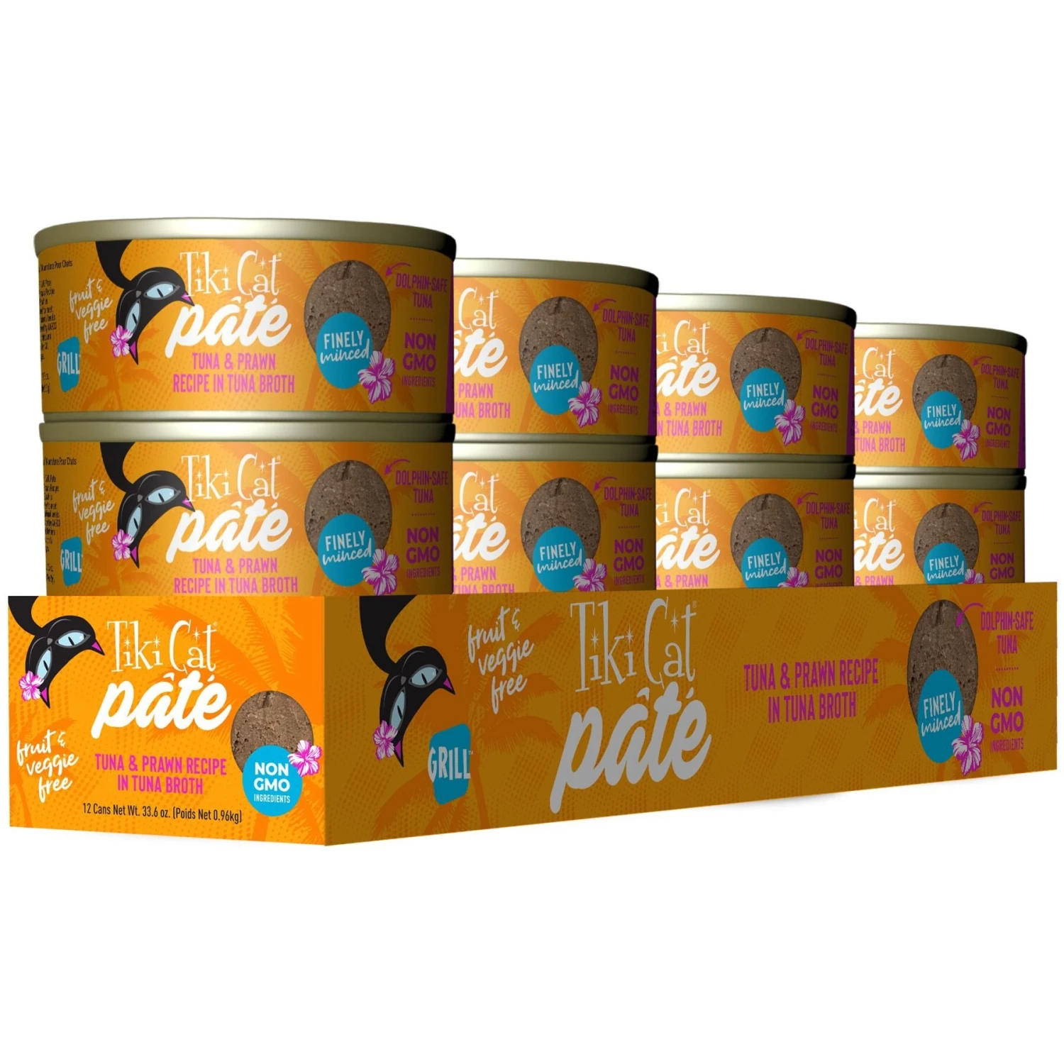 Tiki Cat Grill Tuna With Prawn Recipe Pate Wet Cat Food 4 Tiki Cat Grill Tuna With Prawn Recipe Pate Wet Cat Food - Image 2