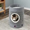Two By Two The Hawthorn 20.5-in Felt Cat Condo, Grey -Almo nature Sales 261415 MAIN. AC SS1800 V1606144329