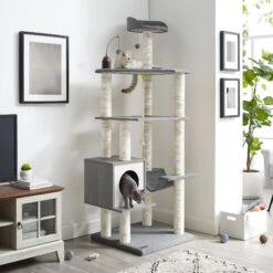 Sam's Pets Tyrone 70.5-in Cat Tree, Gray -Almo nature Sales 261874 PT1. AC SS1800 V1635093405