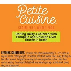 Petite Cuisine Darling Daisy's Chicken With Pumpkin & Chicken Liver Entree In Broth Grain-Free Wet Cat Food -Almo nature Sales 262255 PT6. AC SS1800 V1606344719