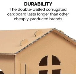 Tiger Tough Townhouse Playground Corrugated Cat Scratcher -Almo nature Sales 263114 PT4. AC SS1800 V1612400471