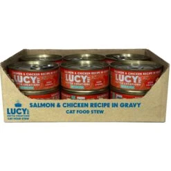Lucy Pet Products Kettle Creations Salmon & Chicken Recipe In Gravy Wet Cat Food, 2.47-oz Can, Case Of 12 10 Lucy Pet Products Kettle Creations Salmon & Chicken Recipe In Gravy Wet Cat Food, 2.47-oz Can, Case Of 12 -Almo nature Sales 263496 PT1. AC SS1800 V1607475749