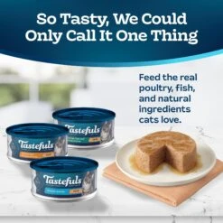 Blue Buffalo Tastefuls Chicken, Turkey & Chicken & Ocean Fish & Tuna Entrées Variety Pack Pate Wet Cat Food, 5.5-oz Can, Case Of 12 -Almo nature Sales 264517 PT2. AC SS1800 V1608346649