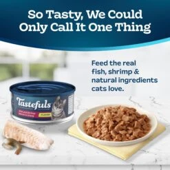 Blue Buffalo Tastefuls Fish & Shrimp Entrée In Gravy Flaked Wet Cat Food 12 Blue Buffalo Tastefuls Fish & Shrimp Entrée In Gravy Flaked Wet Cat Food -Almo nature Sales 264529 PT2. AC SS1800 V1630735313
