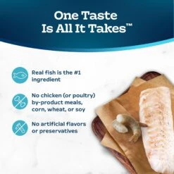Blue Buffalo Tastefuls Fish & Shrimp Entrée In Gravy Flaked Wet Cat Food 15 Blue Buffalo Tastefuls Fish & Shrimp Entrée In Gravy Flaked Wet Cat Food -Almo nature Sales 264529 PT5. AC SS1800 V1630734083
