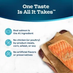 Blue Buffalo Tastefuls Salmon Entrée In Gravy Flaked Wet Cat Food, 3-oz Can, Case Of 24 -Almo nature Sales 264531 PT5. AC SS1800 V1630732051