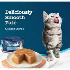Blue Buffalo Tastefuls Chicken Entrée Kitten Pate Wet Cat Food, 3-oz Can, Case Of 24 -Almo nature Sales 264533 PT3. AC SS1800 V1630736785