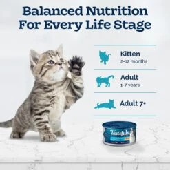 Blue Buffalo Tastefuls Chicken Entrée Kitten Pate Wet Cat Food, 3-oz Can, Case Of 24 -Almo nature Sales 264533 PT7. AC SS1800 V1630736249