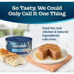 Blue Buffalo Tastefuls Chicken Entrée Mature Cats Pate Wet Cat Food, 3-oz Can, Case Of 24 12 Blue Buffalo Tastefuls Chicken Entrée Mature Cats Pate Wet Cat Food, 3-oz Can, Case Of 24 -Almo nature Sales 264535 PT2. AC SS1800 V1630731725