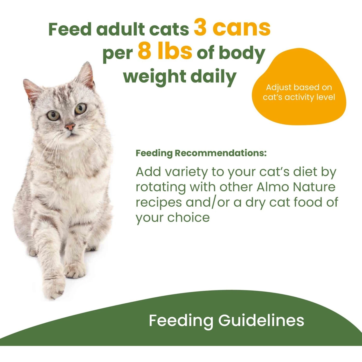 Almo Nature HQS Complete Chicken With Zucchini Wet Cat Food, 2.47-oz Can, Case Of 12 10 Almo Nature HQS Complete Chicken With Zucchini Wet Cat Food, 2.47-oz Can, Case Of 12 - Image 8