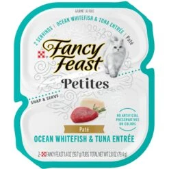 Fancy Feast Petites Pate Ocean Whitefish & Tuna Entree Wet Cat Food