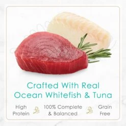 Fancy Feast Petites Pate Ocean Whitefish & Tuna Entree Wet Cat Food -Almo nature Sales 265550 PT3. AC SS1800 V1663608439