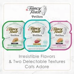 Fancy Feast Petites Pate Wild Alaskan Salmon Entree Wet Cat Food -Almo nature Sales 265552 PT5. AC SS1800 V1663604160