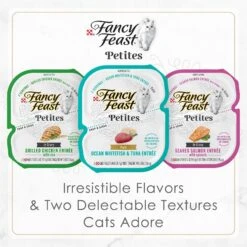 Fancy Feast Petites In Gravy Seared Salmon With Spinach Entree Wet Cat Food -Almo nature Sales 265554 PT5. AC SS1800 V1647910013