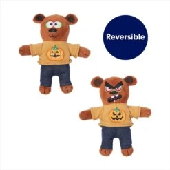 Frisco Halloween Good Bear, Bad Bear Reversible Plush Cat Toy With Catnip -Almo nature Sales 270299 PT2. AC SS1800 V1689878868