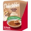 Hartz Delectables Savory Broths Chicken & Veggies Grain-Free Lickable Cat Treats, 1.4-oz Pouch, Pack Of 12 -Almo nature Sales 276007 MAIN. AC SS1800 V1665004854