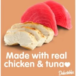 Hartz Delectables Savory Broths Senior 10+ Chicken & Tuna Grain-Free Lickable Cat Treats, 1.4-oz Pouch, Pack Of 12 -Almo nature Sales 276013 PT3. AC SS1800 V1665004129