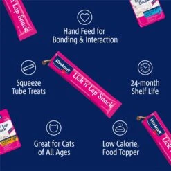Vitakraft Lick 'n' Lap Creamy Salmon Low Calorie Interactive Wet Cat Treat, 0.42-oz Tube, Case Of 20 17 Vitakraft Lick 'n' Lap Creamy Salmon Low Calorie Interactive Wet Cat Treat, 0.42-oz Tube, Case Of 20 -Almo nature Sales 282785 PT6. AC SS1800 V1666650946