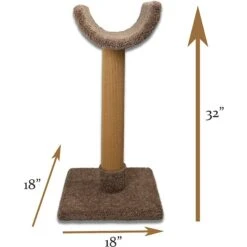 Royal Cat Boutique 32-in Cat Scratching Post, Neutral -Almo nature Sales 284932 PT3. AC SS1800 V1635976321